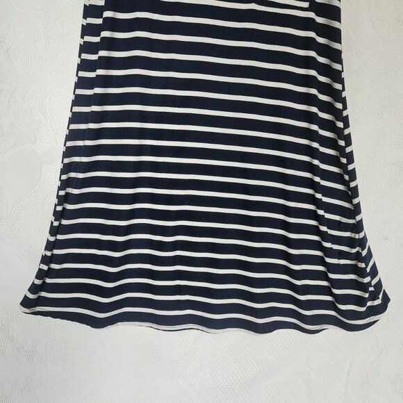 Try This XLarge French Stripe Tshirt Dress Nautical Parisian Coastal Cruisewear - Picture 4 of 5